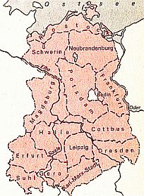 Territoriale Gliederung der DDR 1952
